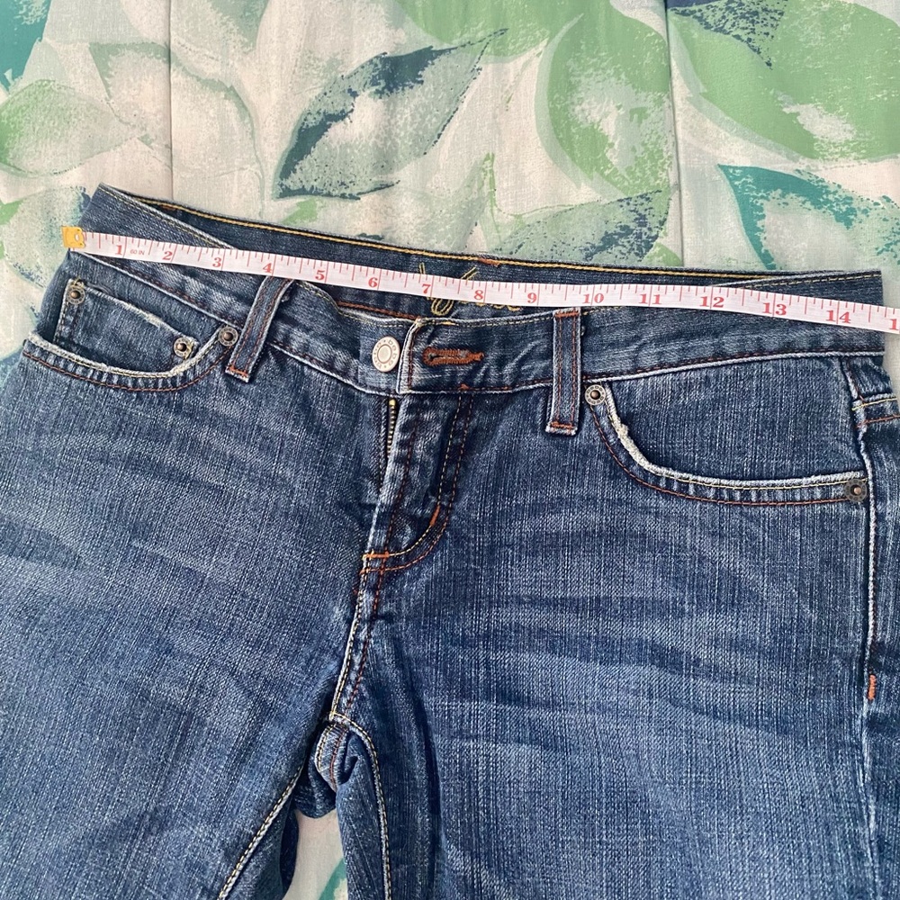 💎 BeBe Low Rise Jeans Flare Rhinestones - Picture 8 of 9